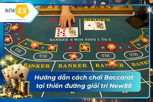 Hướng dẫn cách chơi Baccarat tại New88 cực chuẩn
