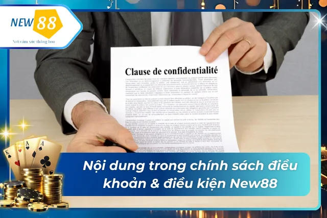 Nội dung trong chính sách điều khoản & điều kiện New88