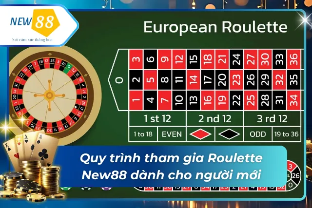 Hướng dẫn tất tần tật khi tham gia Roulette tại New88 cho người mới
